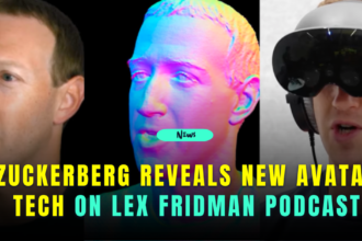lex fridman and zuckerberg, in their meta avatar personalities