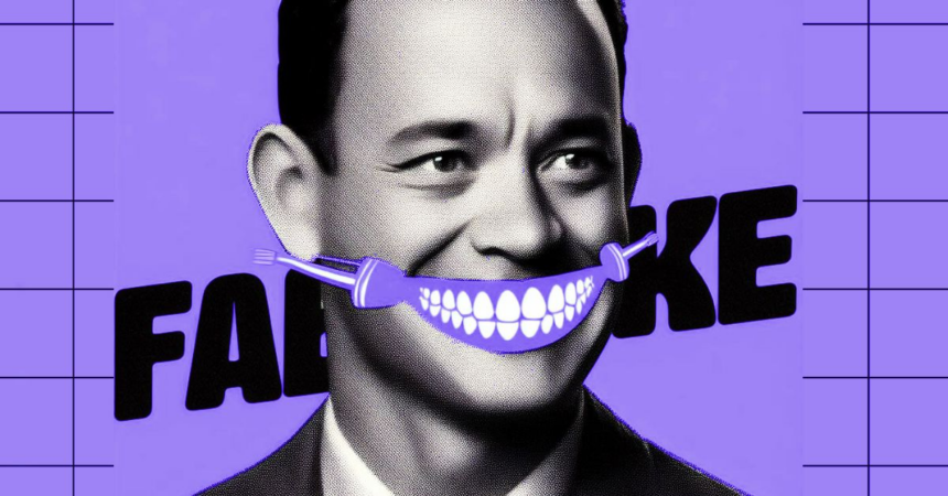tom hanks warns fans that it's not him pitching a dental ad