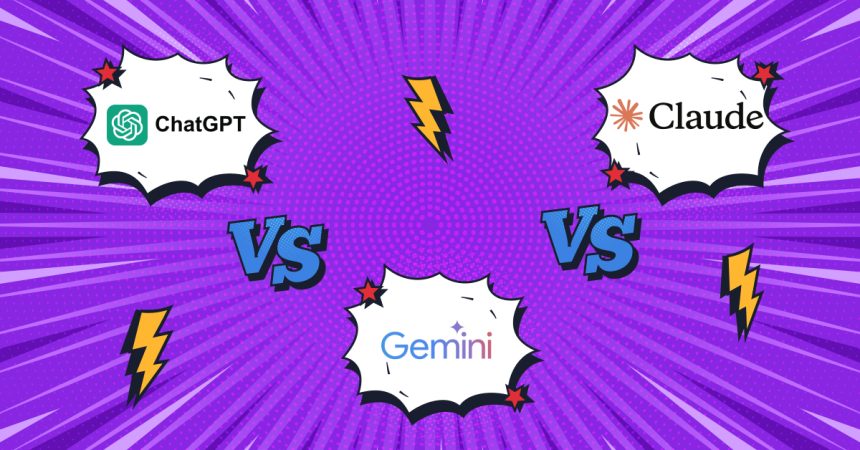 chatgpt vs gemini vs claude