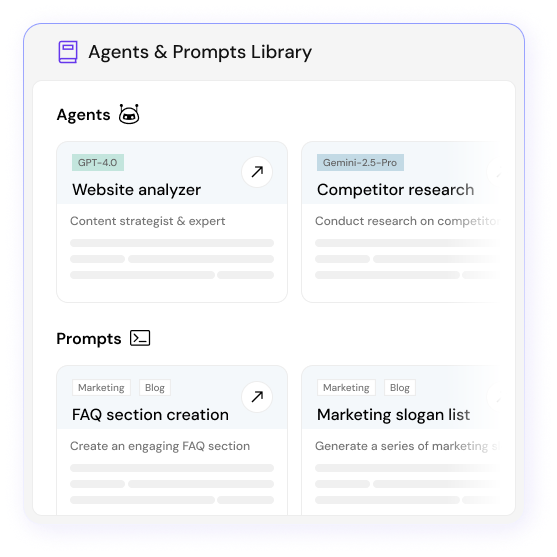 AI Agent Prompt Library